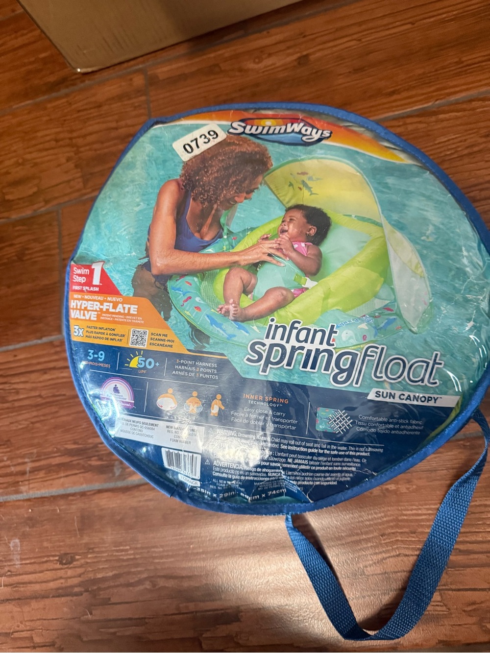 SwimWays Infant SpringFloat Sun Canopy - Green